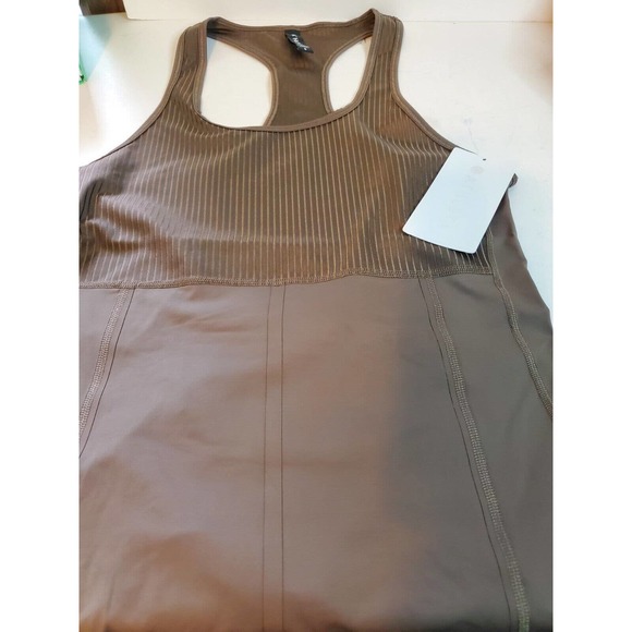NEW Athleta Womens Vitality Rib Tank Women Sz Small in Coffee House - Picture 4 of 7